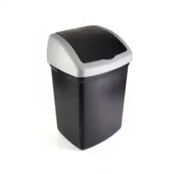Gelmar Addis flip top bin, black, 32l offer