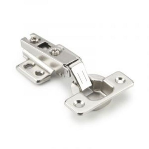 Gelmar hinge, full overlay, 0mm, 4 hole plate offer at Gelmar