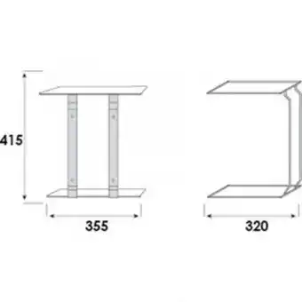Bin bracket, black, for 46 litre bins