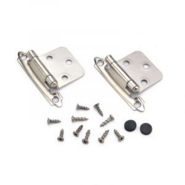 Self closing hinge, 3 knuckle, chrome plated offer at Gelmar