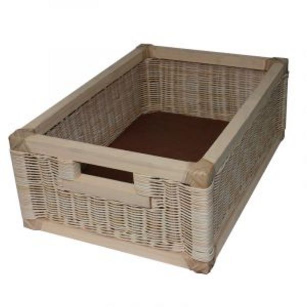 Cane basket, natural, 400 unit offer at Gelmar