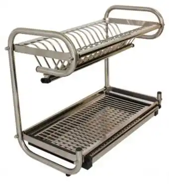 Gelmar Dish rack, stainless steel, free standing / wall mounted offer