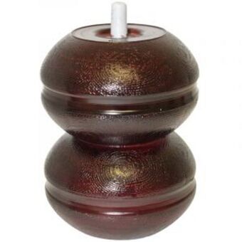 Gelmar Double bunfoot, h140mm x 110mm, brown plastic offer