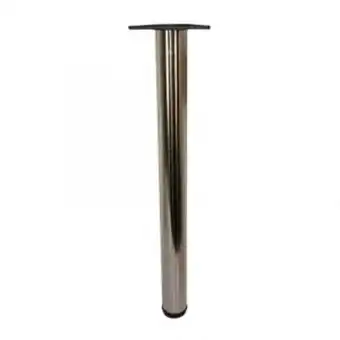 Kitchen leg, h870mm x 76mm, brushed satin nickel