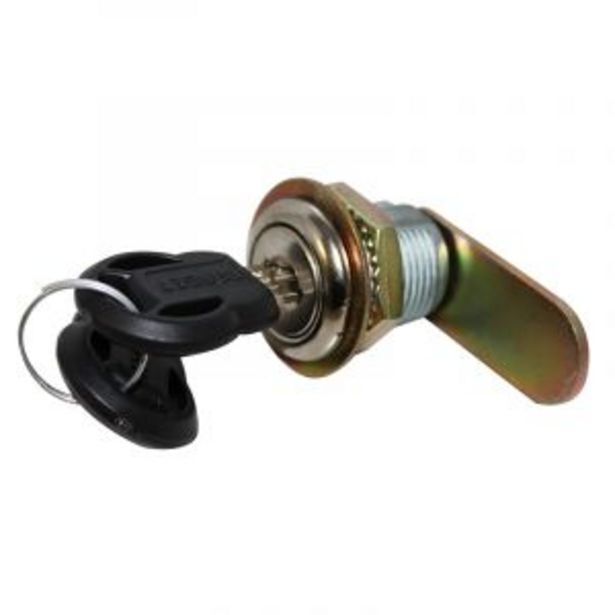 Cam lock, 20mm, key different, chrome plated offer at Gelmar