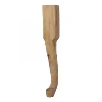 Gelmar Queen anne leg, h440mm x 65mm x 65mm, raw pine offer