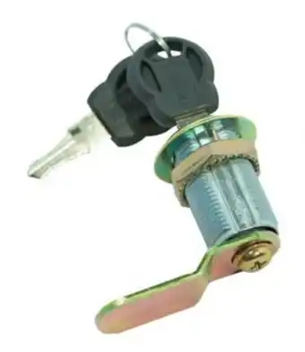 Gelmar Cam lock, offset, 30mm, key alike, chrome plated, 003 green offer