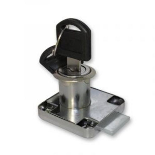 Drawer lock, key alike, chrome plated offer at Gelmar