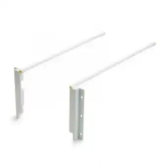 Gelmar Starbox gallery rail, h176mm x 500mm, white offer