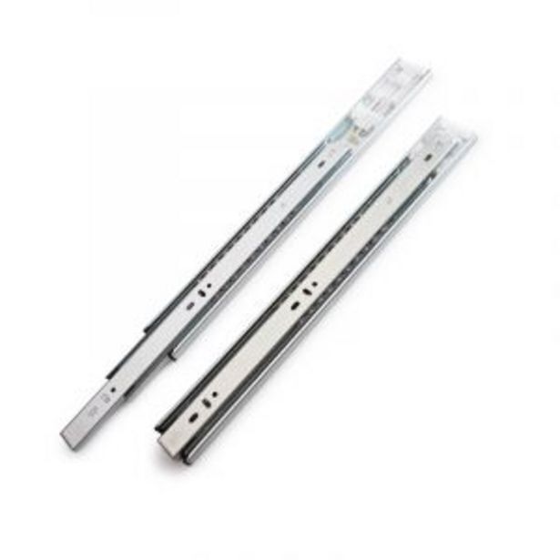 45mm push open ball bearing runner, 400mm, h45, 25kg capacity, 2 pieces