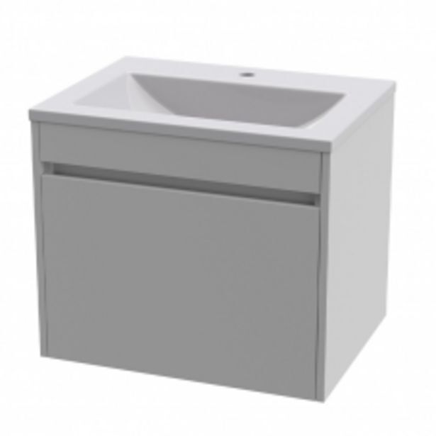 Hugo 600 wall hung unit pure white + hugo 600 basin offer at Bathroom Bizarre