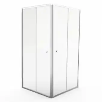 Cep10sc 1000*1000*1860*6mm pivot corner entry - silver/clear