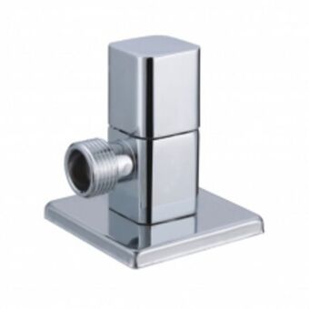 Bathroom Bizarre Angle valve 1/2 x 1/2 square brass - chrome offer