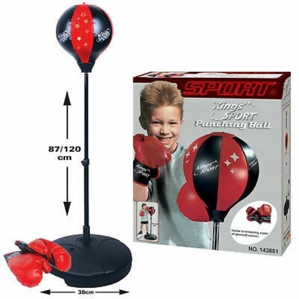 Toy Kingdom Target punch bag w sound and gloves offer
