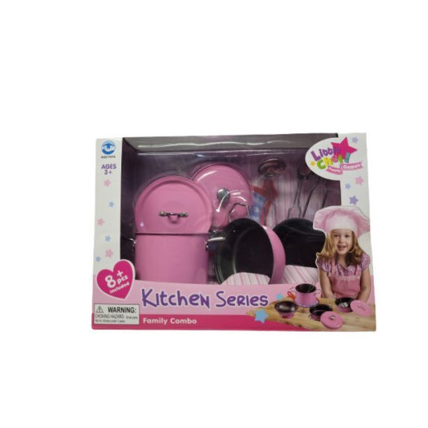 Kitchen play set pink offer at Toy Kingdom