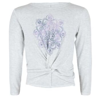 Otg girls mandala twist long sleeve top
