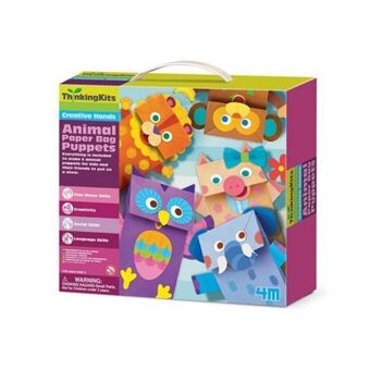 4m – animal paper bag puppets