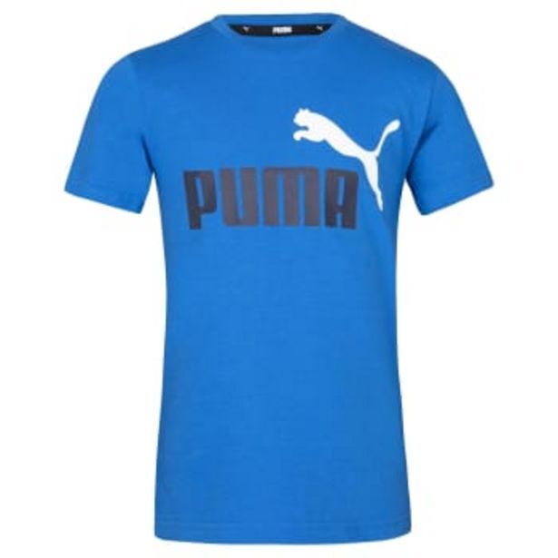 Sportsmans Warehouse Puma boys essential 2 colour logo t-shirt offer