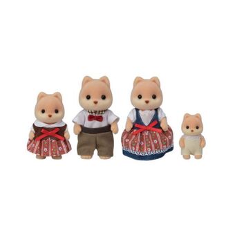 Caramel dog family
