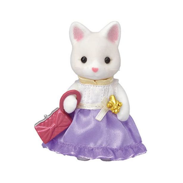Toy Kingdom Sylvanian families town girl silk cat offer