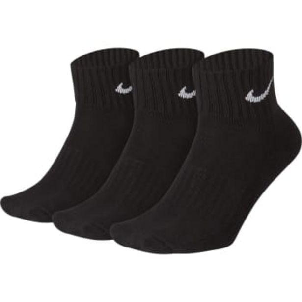 Sportsmans Warehouse Nike 3 pack cushion training ankle socks size (m) offer