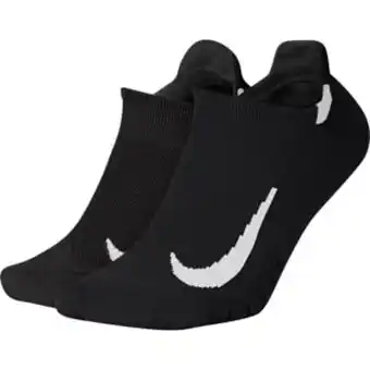 Nike unisex multiplier no-show socks 2 pack size (m)