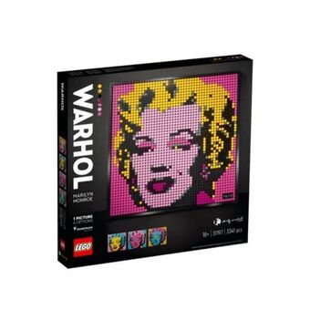 Lego art andy warhol’s marilyn monroe 