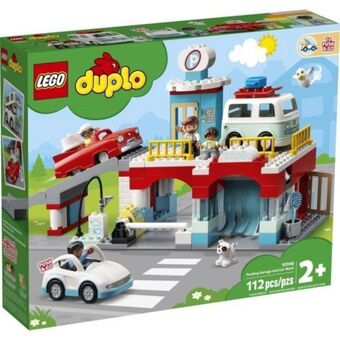 Duplo car park and car wash toddler