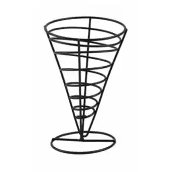 Catering wire cone server black 140x185/220mm