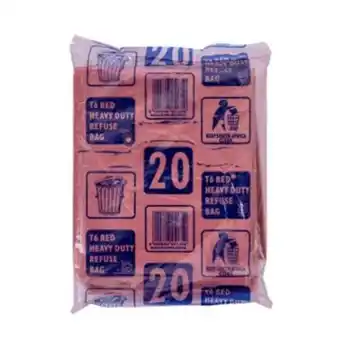 West Pack Lifestyle Refuse bag hd red 30mic 750x950mm offer