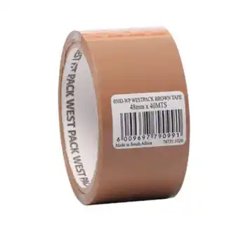 West Pack Lifestyle Westpack brown tape 48mm x 40m offer