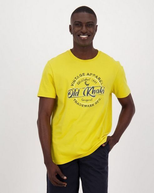 Cape Union Mart Old khaki men's lorenzo t-shirt offer