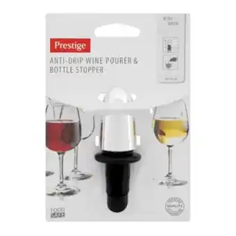 Wine server plastic chrome