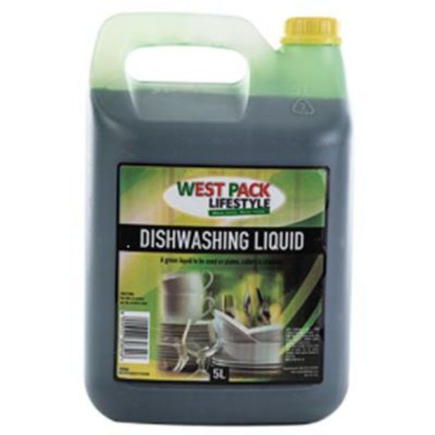 West Pack Lifestyle Dishwash liquid 5lt offer