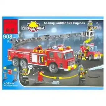 Fire rescue scaling ladder fire engines 607pc