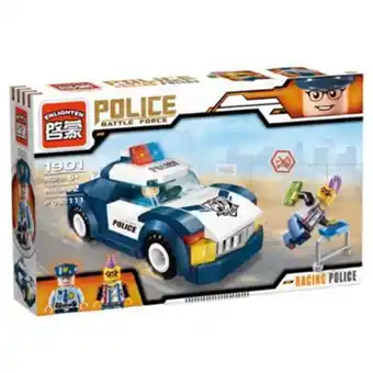 Police battle force racing police 111pc