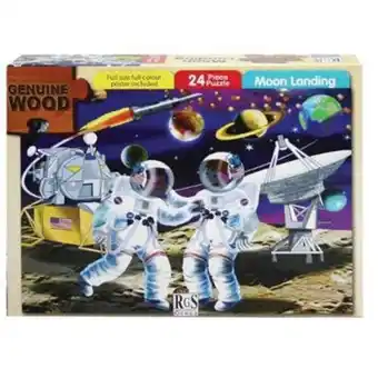 Moon landing puzzle 24pc