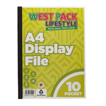 West Pack Lifestyle Westpack display book a4 10 pockets offer