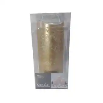 West Pack Lifestyle Led candle wax gold 85x200mm offer