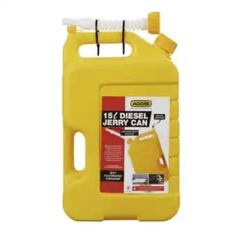 Diesel jerry can 15lt yellow