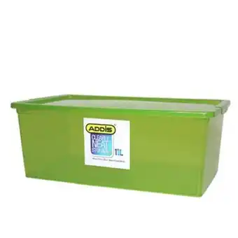 West Pack Lifestyle Clearly neat storage box 11lt green offer