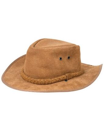 Oryx suede leather hat