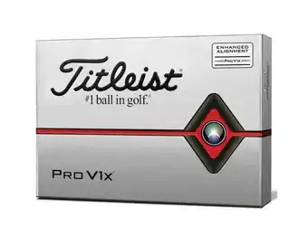 The Pro Shop Titleist pro v1x aim 2020 golf balls offer