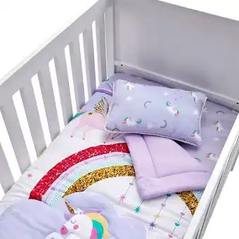 HomeChoice Unicorn 7pc cot comforter set offer