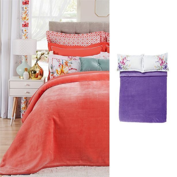 Zia 1 ply 3kg mink blanket offer at HomeChoice