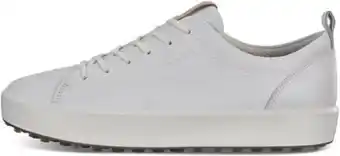 The Pro Shop Ecco soft men's bright white shoes offer