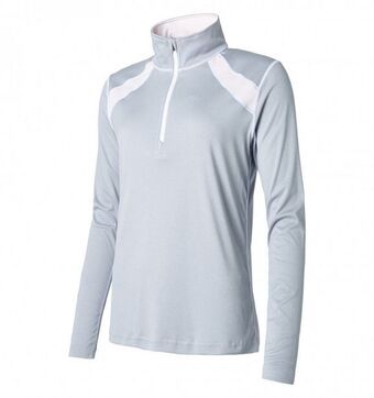 Abacus yale cut ladies grey pullover