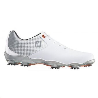 Footjoy dna helix white/silver junior shoes