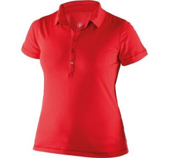 The Pro Shop Abacus clark ladies red polo shirt offer