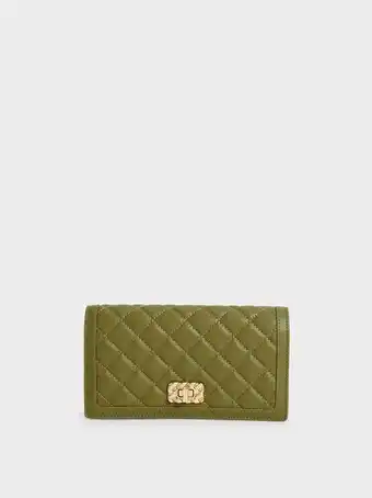 Micaela quilted phone pouch
- avocado